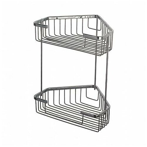 HAIBA Полка угловая решетка для ванной подвесная металлическая хром 2034₽