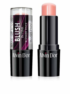 Alvin D'or, Стик румяна / кремовые румяна Blusher stick (тон 03 Перламутровый розовый)