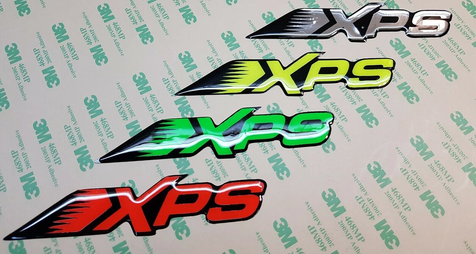 Комплект эмблем XPS серый