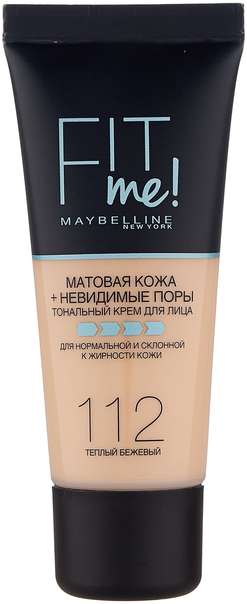 Мейбелин / Maybelline - Тональный крем Fitme тон 112 Теплый бежевый 30 мл