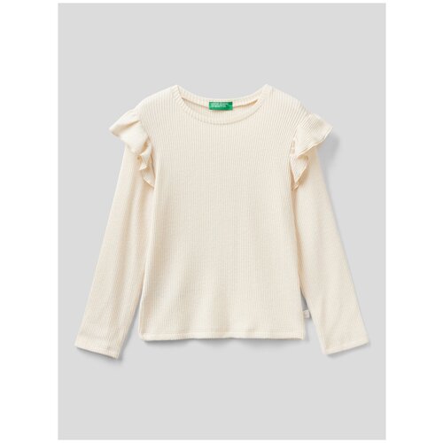 фото Лонгслив united colors of benetton для девочек 22a-3v1gg105l-65r-xx