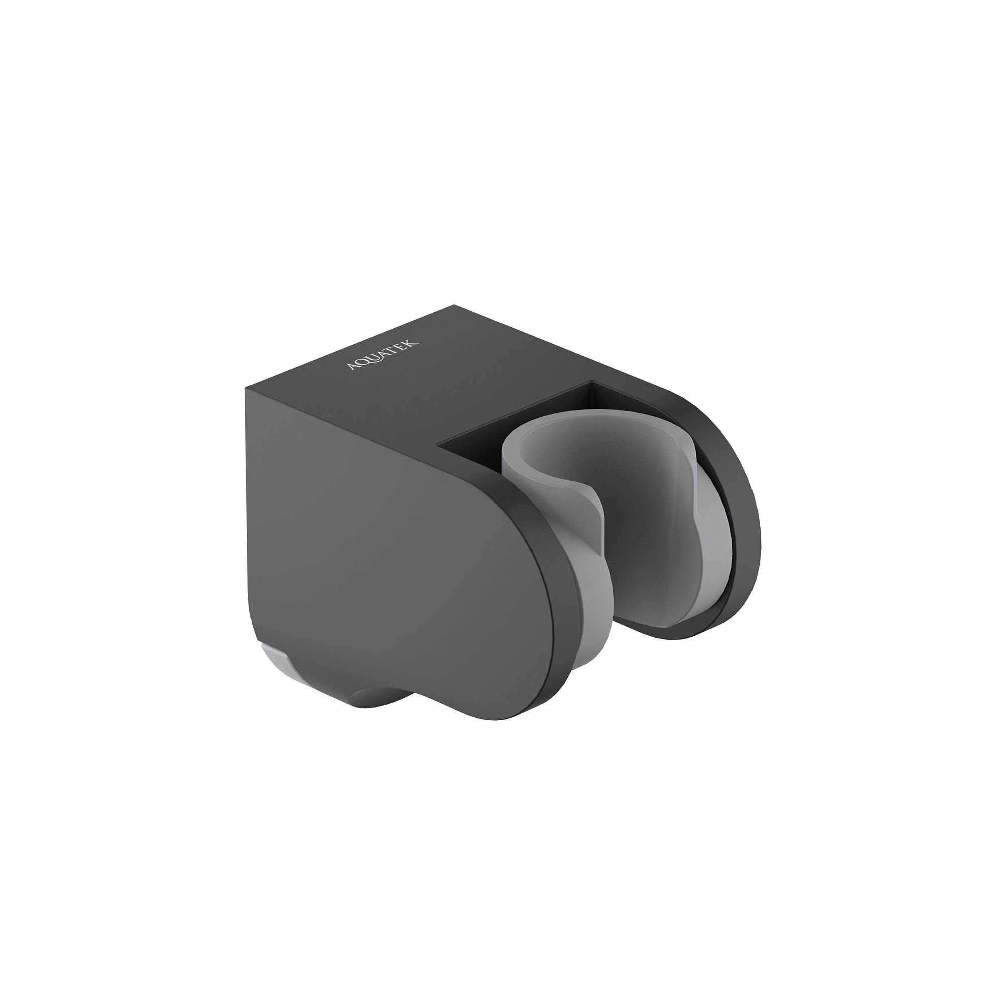 фото Держатель ручного душа AQUATEK, матовый черный AQ2405MB