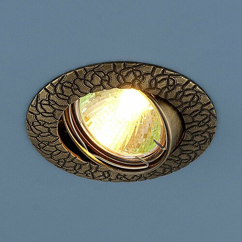 Светильник встраиваемый 625 MR16 GAB бронза 343₽