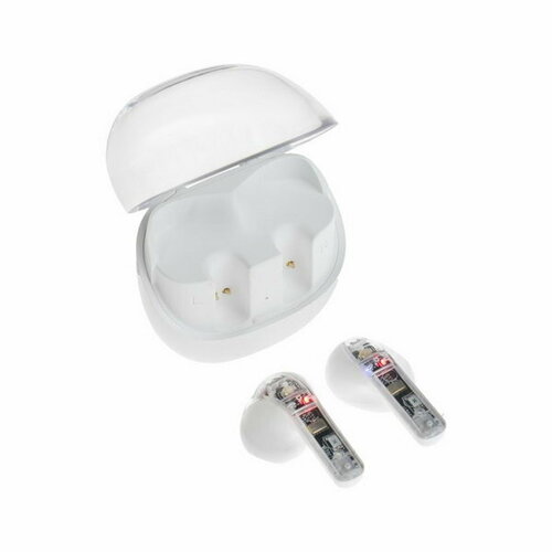 Наушники беспроводные R20 TWS вкладыши BT 53 30200 мАч шумоподавление белые 889₽