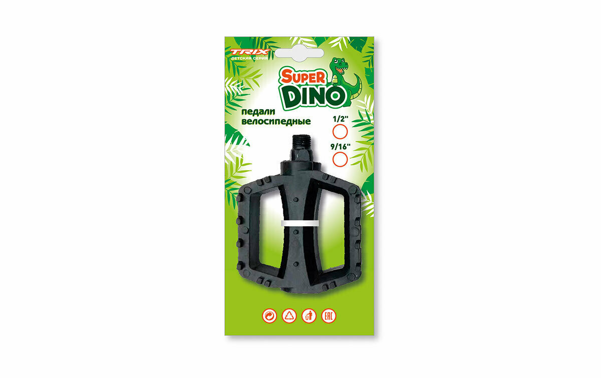 Педали детские TRIX Super Dino 1/2 PDTX82412SD