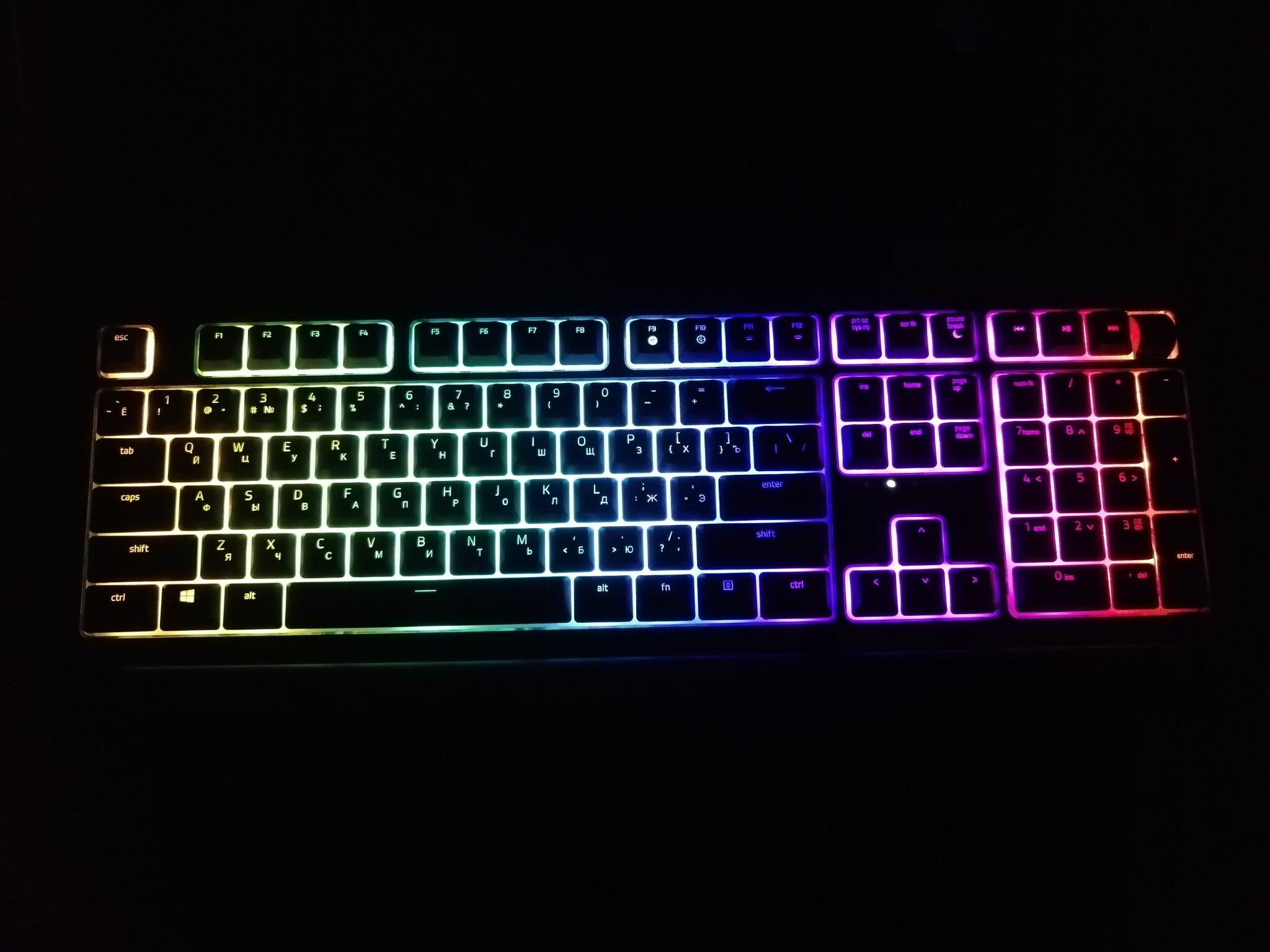 Игровая клавиатура Razer Ornata V2 черный, английская (ANSI) — фото 1