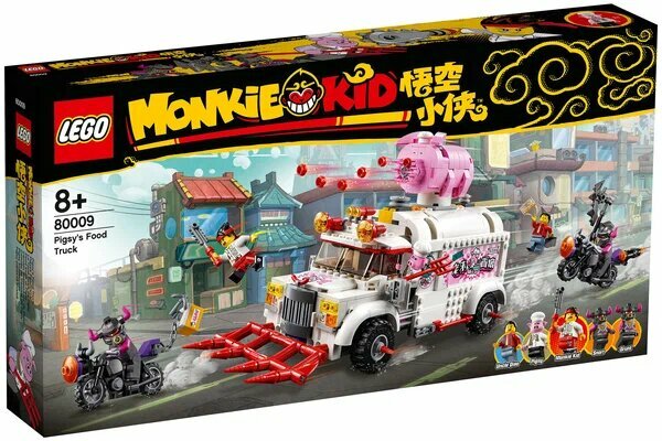 Конструктор LEGO Monkie Kid 80009 Грузовик-кафе Пигси, 832 дет.