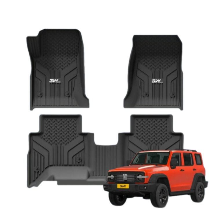 Коврики резиновые в салон 3W TPEMATS Tank 300 2020-2025 Custom Floor Mats TPE Material & All-Weather Protection