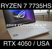 Asus ROG Zephyrus G14 Ryzen 7 7735HS / RTX 4050 / 2.5K 165HZ / 16GB / 512GB