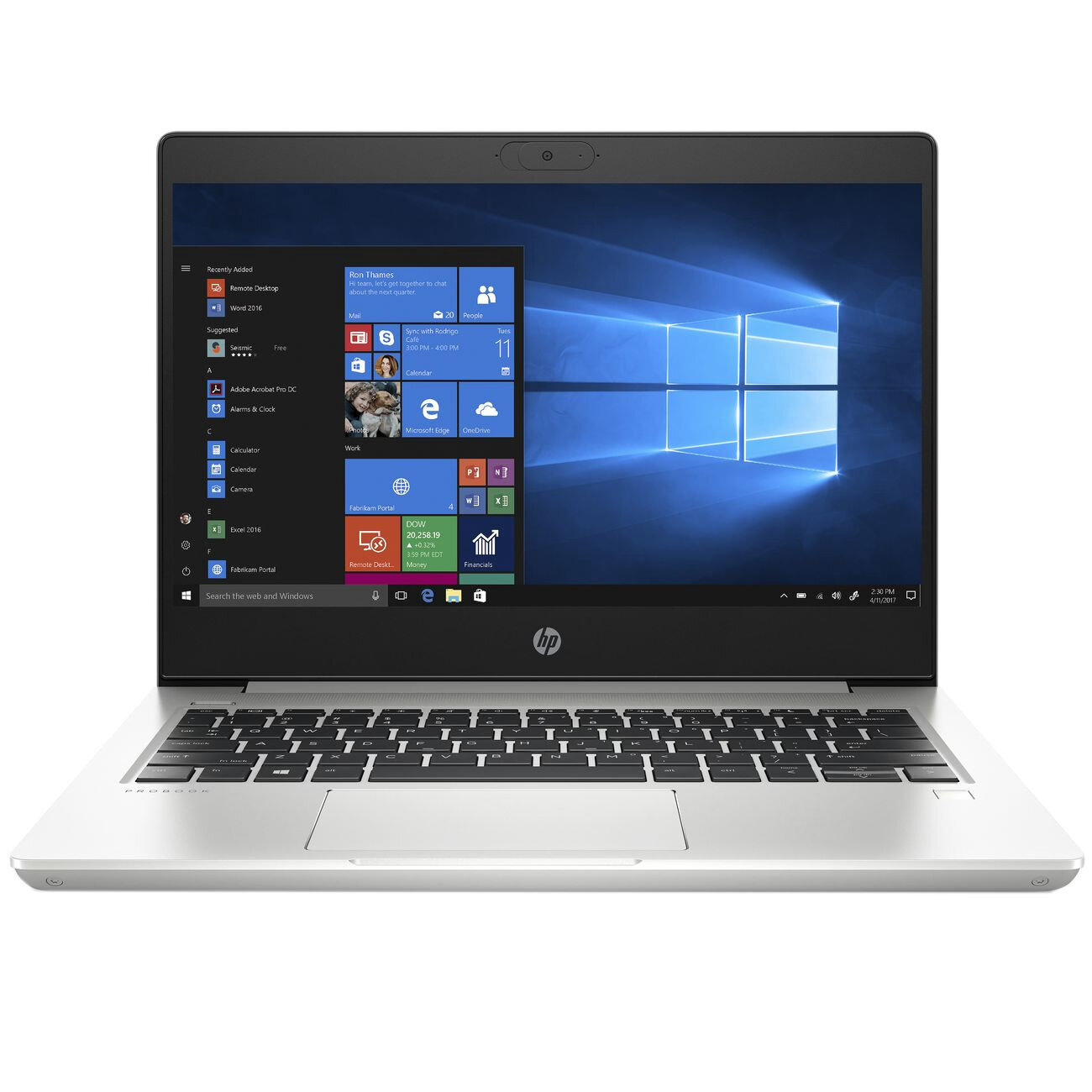 Ноутбук HP ProBook 430 G7, 13.3' Full HD, Core i5-10210U X4, DDR4 16Gb, SSD 250Gb, Intel UHD Graphics 620, Win10, Серебристый