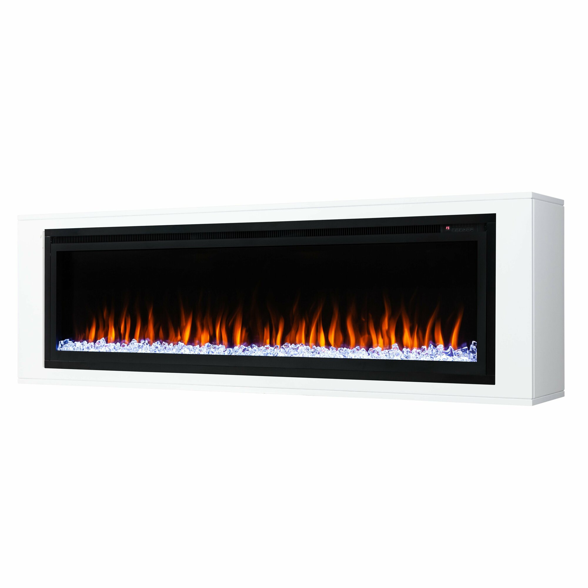 Электроочаг RealFlame Saphir 60 Pro, кристаллы. 6 вариантов цвета пламени