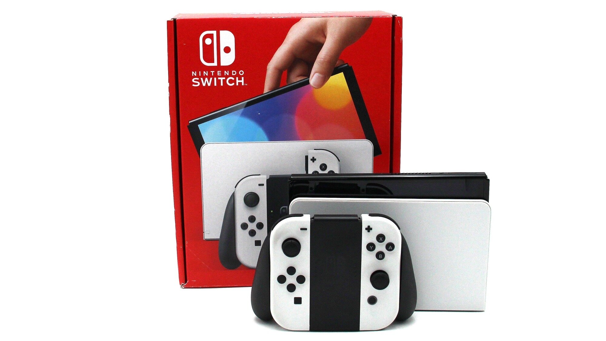 Nintendo Switch Oled - Прошитая Игровая Приставка, 256 Gb, Белая