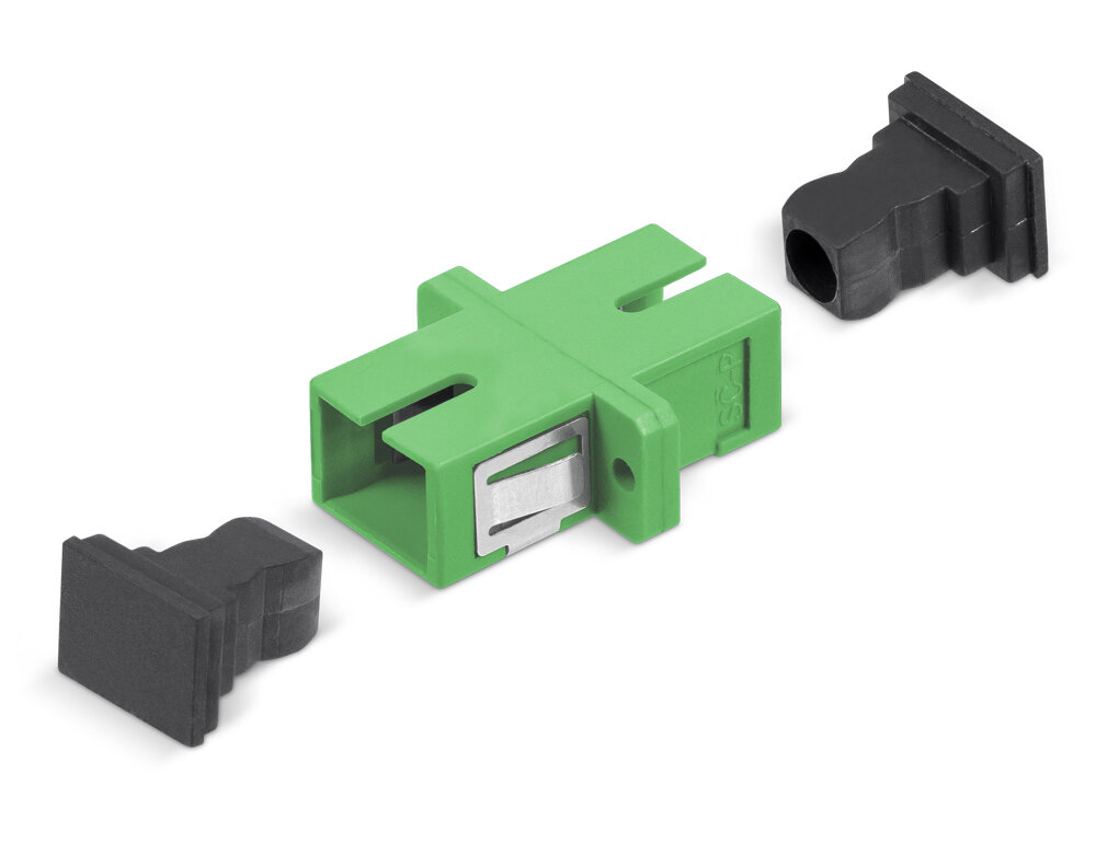 фото Адаптер оптический FOXNET SC/APC SM simplex (50шт.)