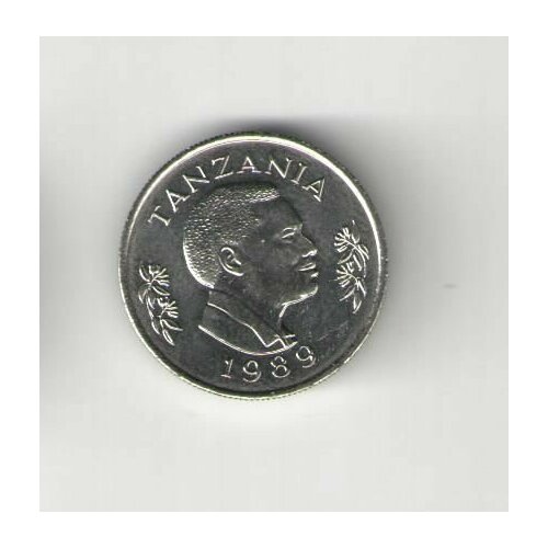 Монета Танзания 50 центов 1989