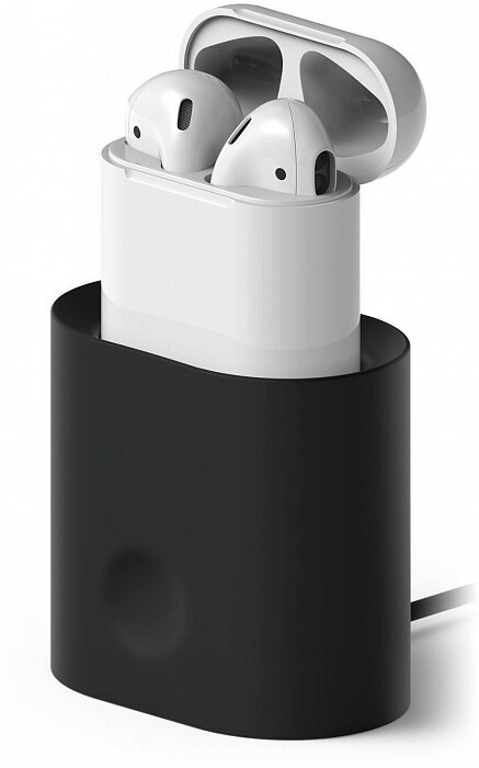 Стенд (подставка) Elago Charging Station для AirPods 1/2, черный