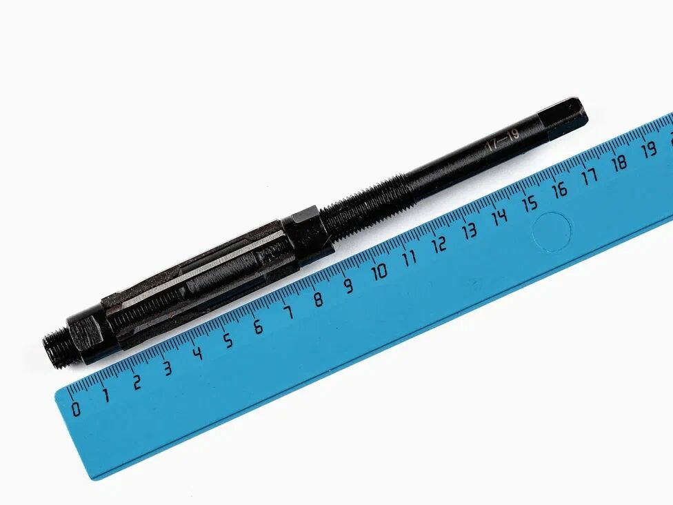 Развертка регулируемая 17-19 мм, длина - 175 мм, 6 зубьев, Сервис Ключ — фото 1