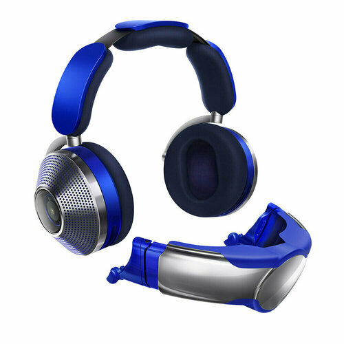 Беспроводные наушники Dyson Zone Headphones с очистителем воздуха синийcеребристый 57690₽
