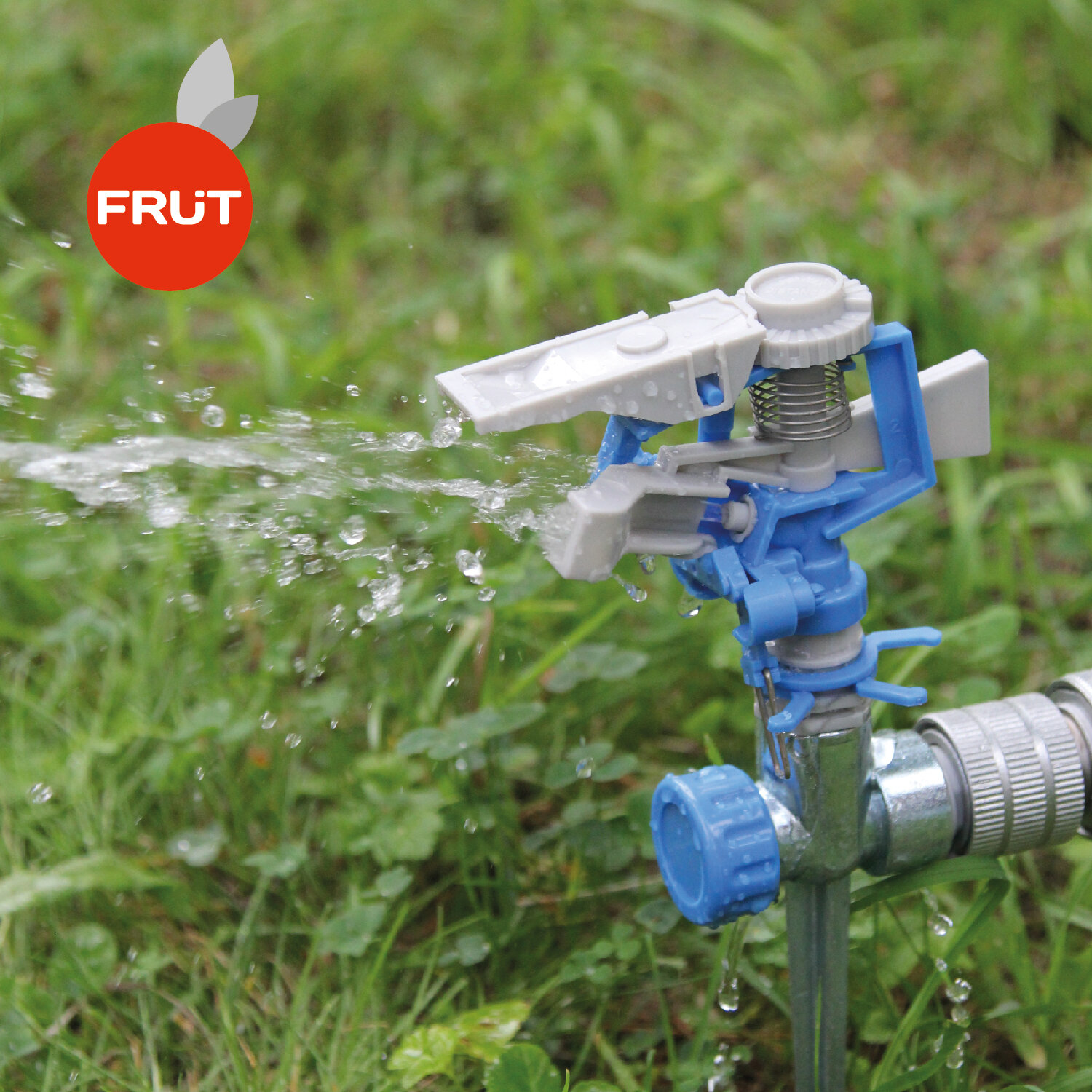 дождеватель импульсный FRUT 2 режима до 450м2 пластик - фото №7