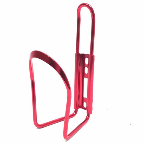Флягодержатель на раму алюм с пластик упорами красный анодированный T-16 red 754₽