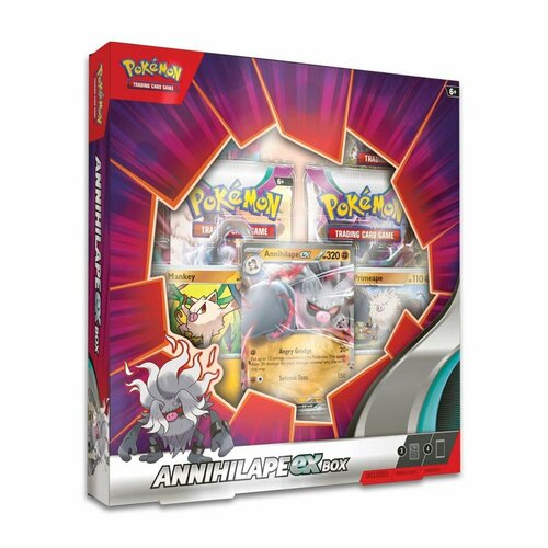 Покемон карты коллекционные: Pokemon Annihilape ex Box, на английском pokémon card evolutiongs gx ex vmax 1996 first generation pokémon solitaire game battle collection card birthday gift