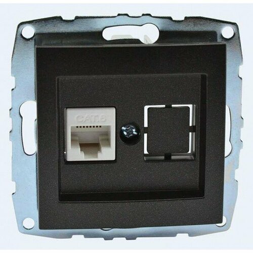 Розетка Ethernet RJ-45 без рамки Mono Electric Despina / Larissa 500-002005-125