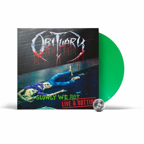 Obituary - Slowly We Rot (coloured) (LP) 2022 Slime Green Виниловая пластинка