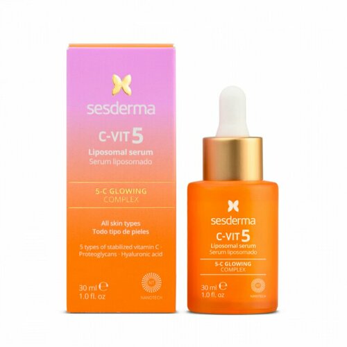 Сыворотка липосомальная с комплексом витамина С C-VIT 30 мл SESDERMA C-VIT 5 Liposomal serum 30 мл сыворотка липосомальная sesderma c vit 5 30 мл