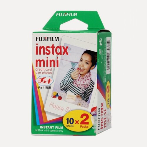 Изображение товара Картридж для моментальной фотографии Fujifilm Instax Mini Glossy, 100 г, 20 шт, белая