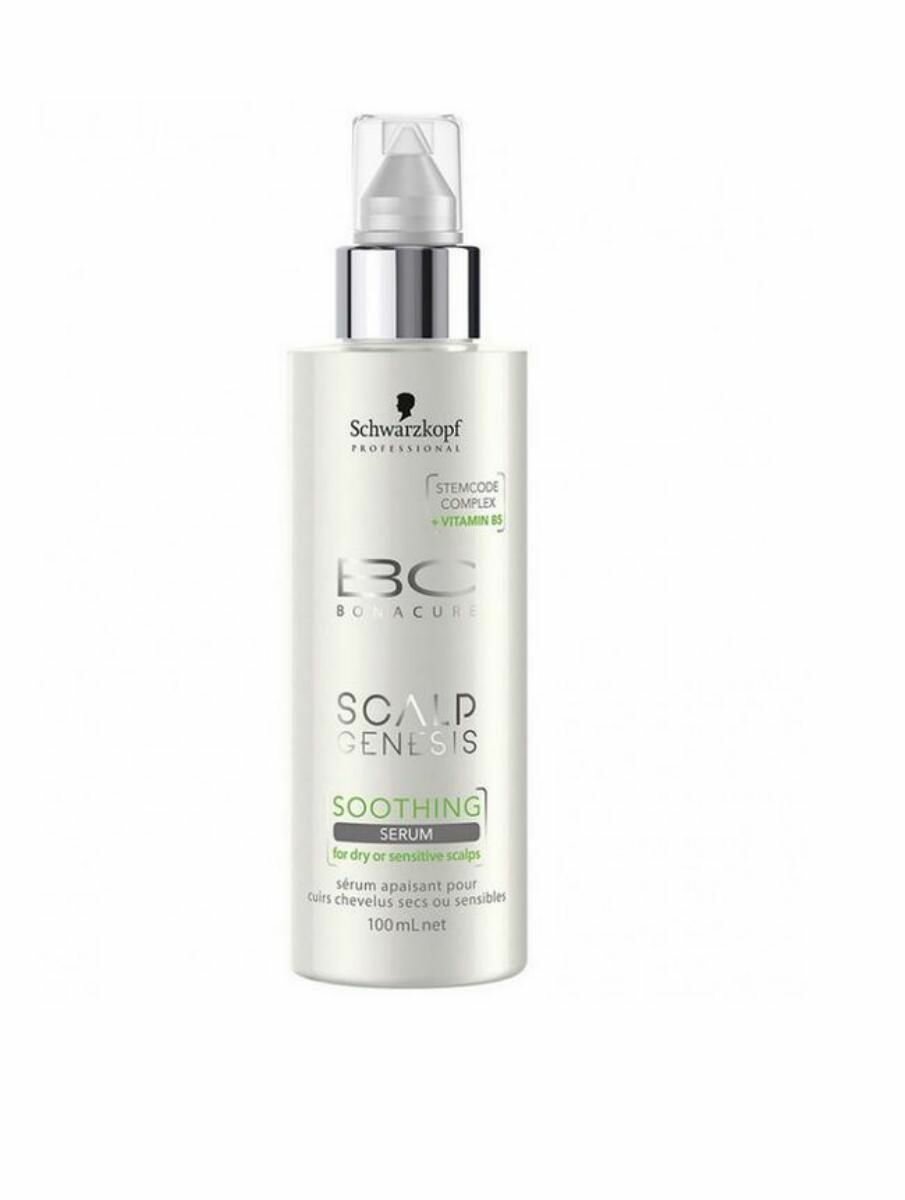 Schwarzkopf Bonacure Scalp Genezis Soothing Serum - Сыворотка для сухой и чувствительной кожи головы 100 мл