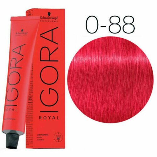 Schwarzkopf Igora Royal - 0-88 Красный микстон Стойкая крем-краска для волос 60 мл