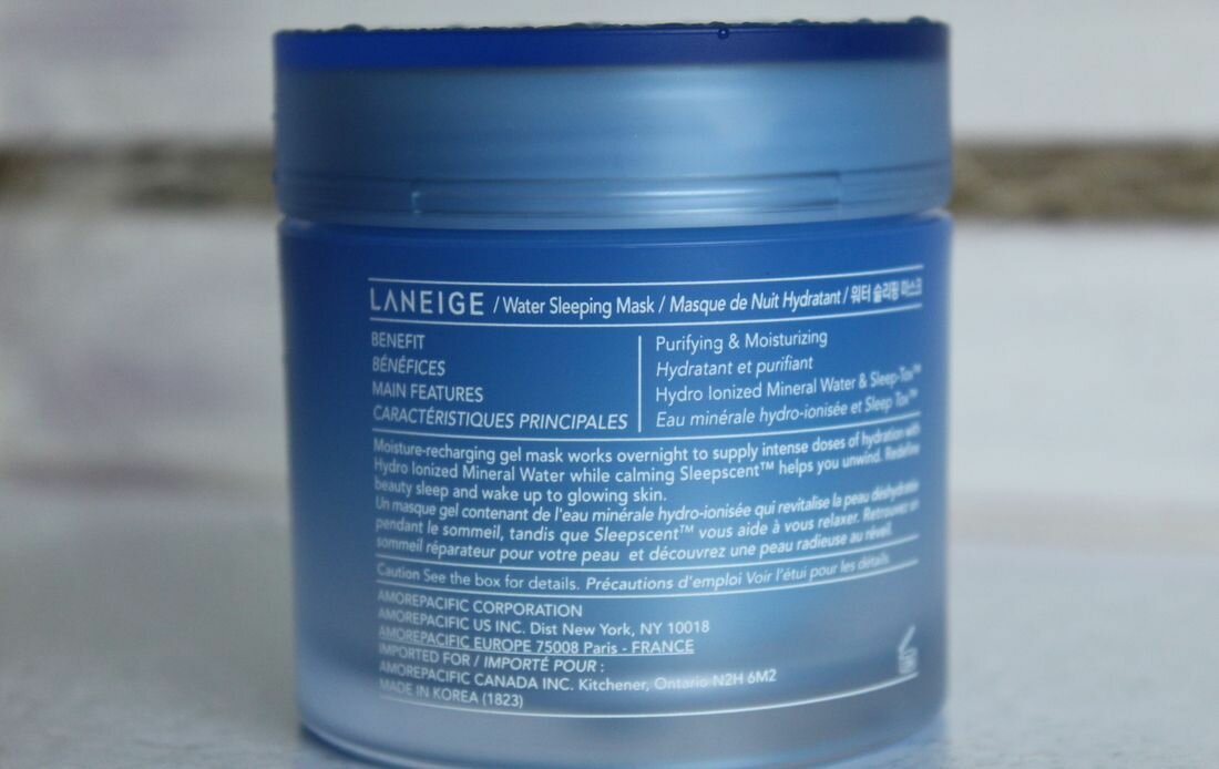 Ночная восстанавливающая маска LANEIGE - Water Sleeping Mask