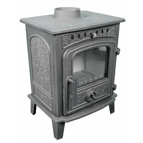 Печь-камин FireBird Dingo 5 кВт, Металл, серый, 46,2х63,6х41 см.