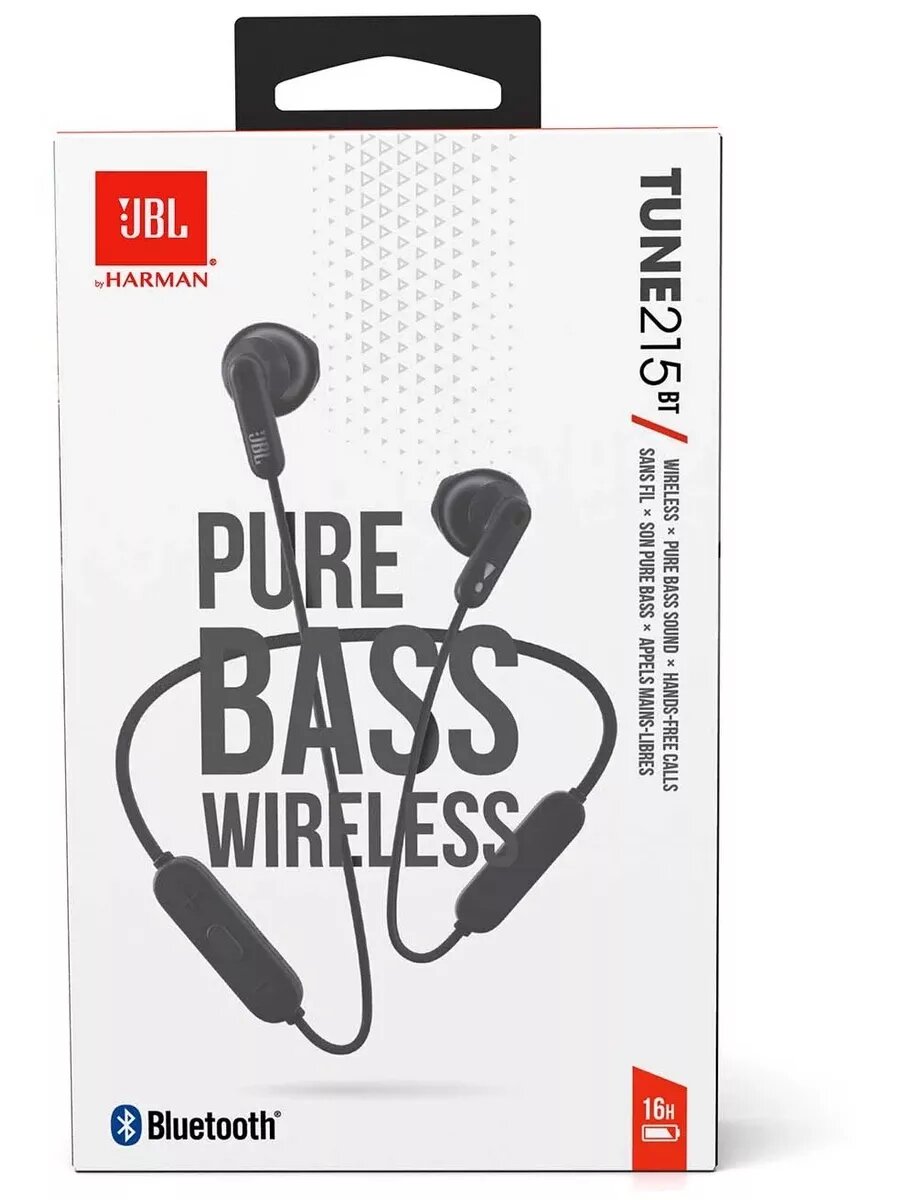 Наушники Tune 215BT Black JBLT215BTBLK