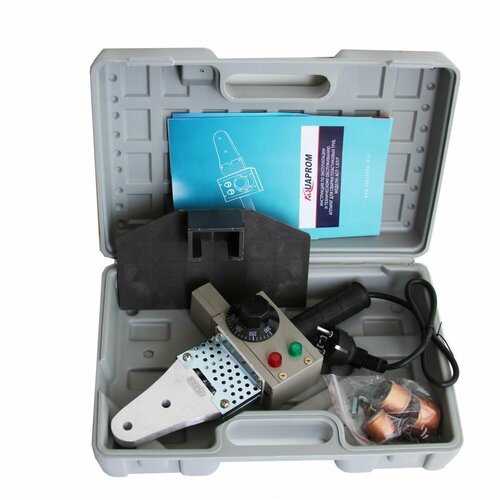 Сварочный аппарат для полипропиленовых труб AQUAPROM P403 1500 Вт PP-R Насадки 20-32Пласт короб 1532₽