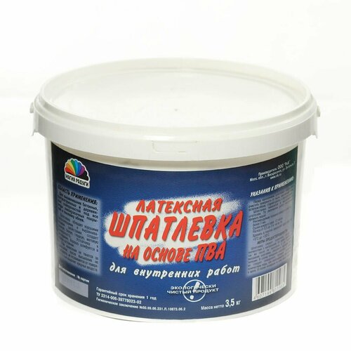 Шпатлевка латексная Магия радуги ПВА 3.5 кг, Россия