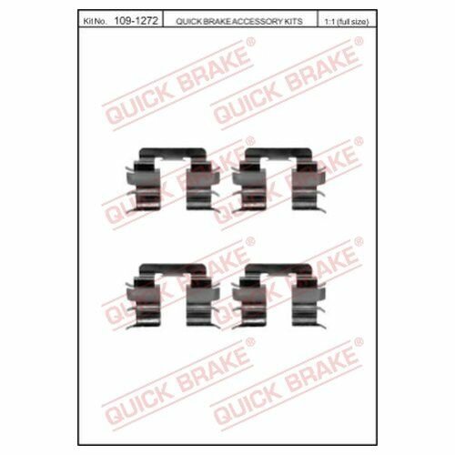 Комплект монтажный тормозных колодок Quick Brake 1091272 для Nissan Micra II
