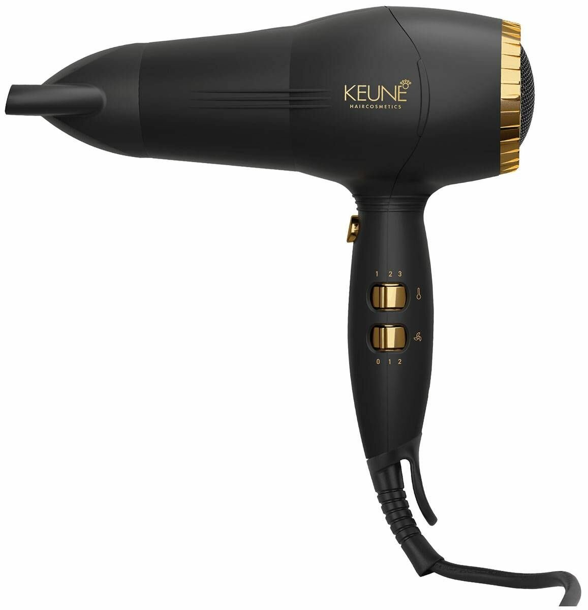 Фен Keune HD-2303Di Quattro ionic 2400 Вт черный/золотой