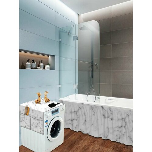 Экран для ванны 140 см и накидка для стиральной машины