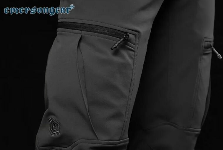 Брюки "Pelican" soft shell черный — фото 1