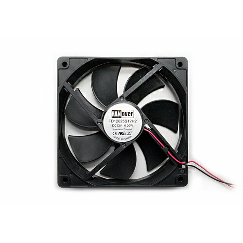 Вентилятор FANOVER FD12025S12H2 120x120x25 мм ПС 12В 6Вт 3000 обмин 600₽