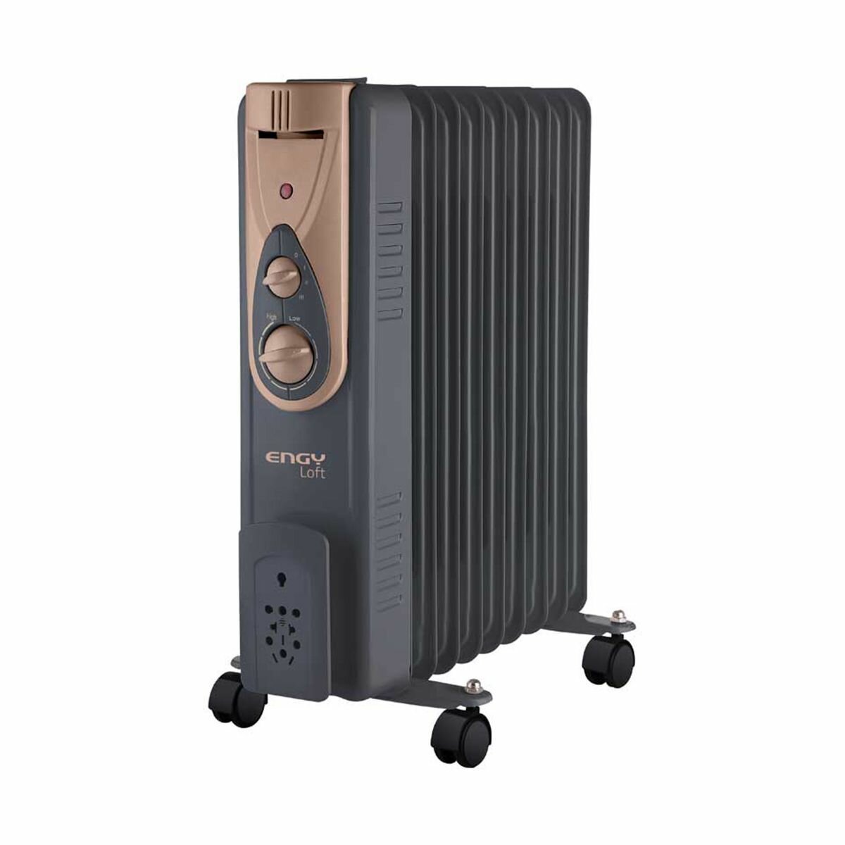 Масляный обогреватель Engy EN-2409 Loft 9 секций 2000 Вт черный