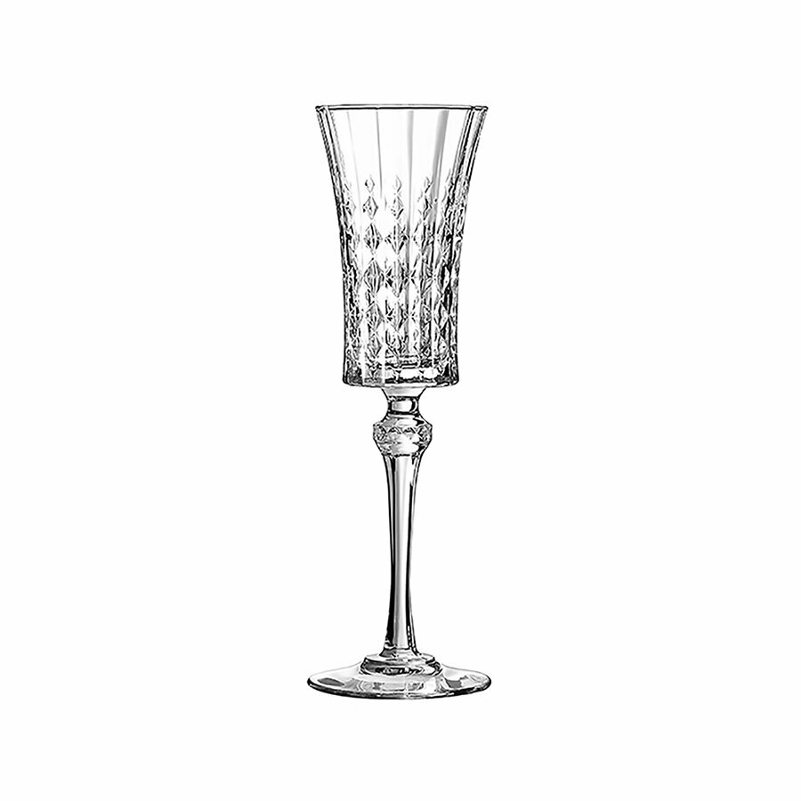 Бокалы-флюте набор 6 шт Eclat Lady Diamond, хрустальное стекло, 150 мл