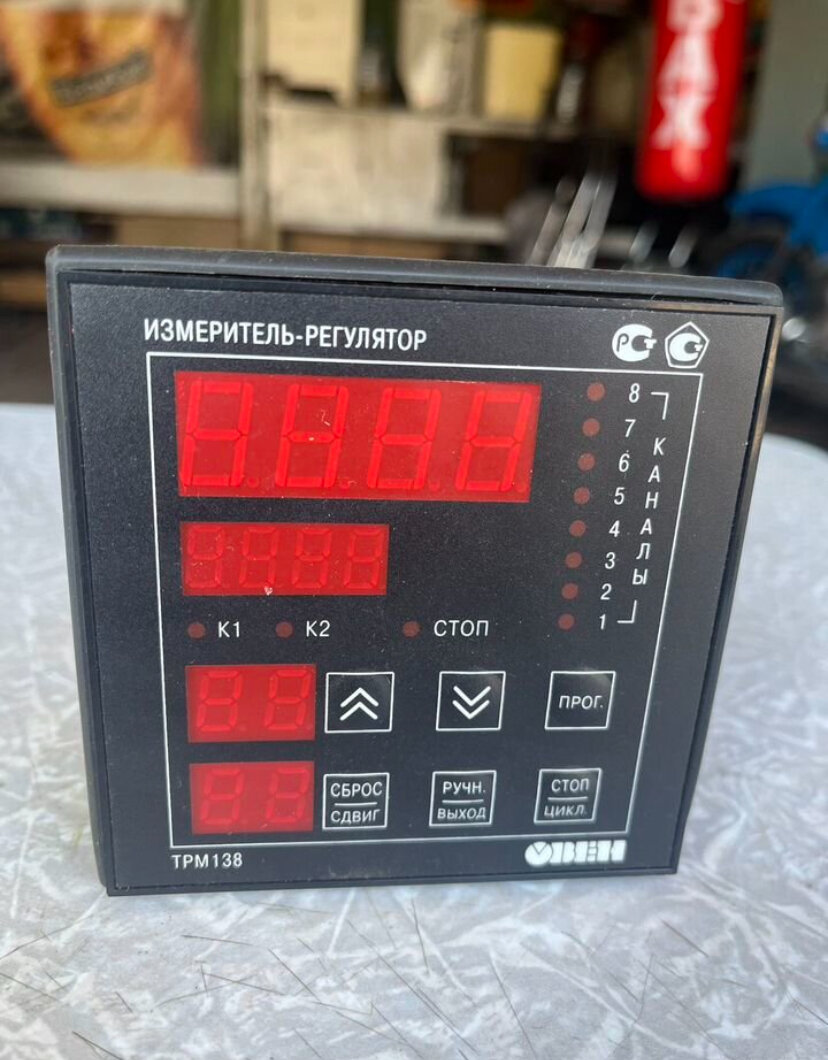 Восьмиканальный регулятор овен Трм138р с интерфейсом RS-485