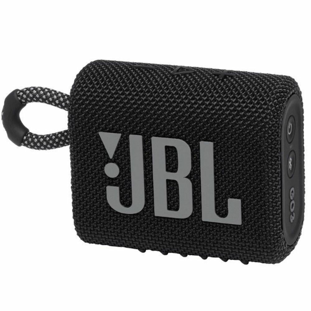 Беспроводная портативная колонка JBL GO3 Black с Bluetooth, черная