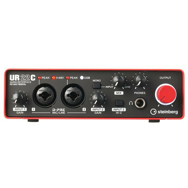 Внешняя звуковая карта Steinberg UR22C Red