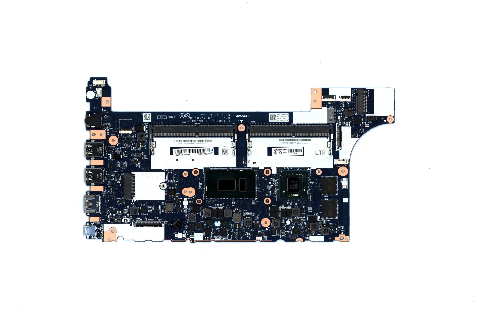 Материнская плата для ноутбука Lenovo ThinkPad E480 i7-8550U 550 2G DDR5 NOK (01LW199), оригинал