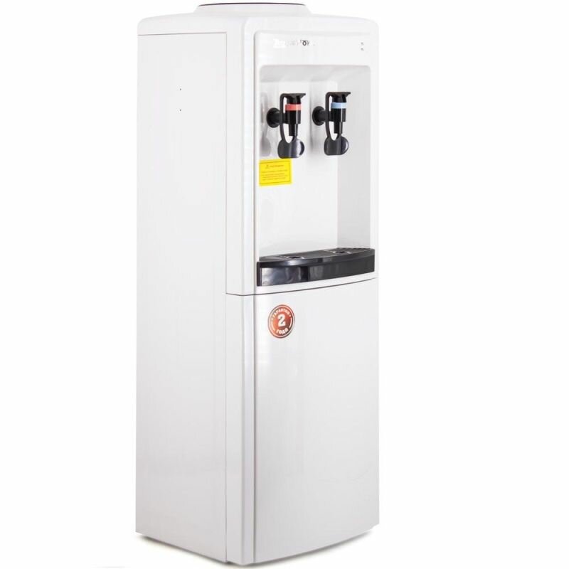 Кулер для воды Aqua Work 0,8 LDR, бело-черный, пластик (27930) — фото 1