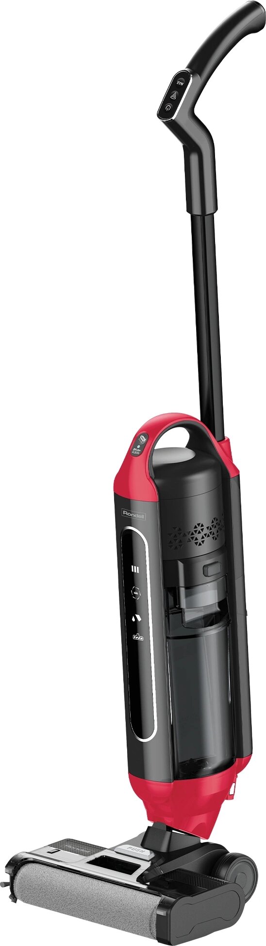 Пылесос моющий Rondell RDE-2080 1400Вт черный/красный, контейнер для пыли, влажный тип уборки