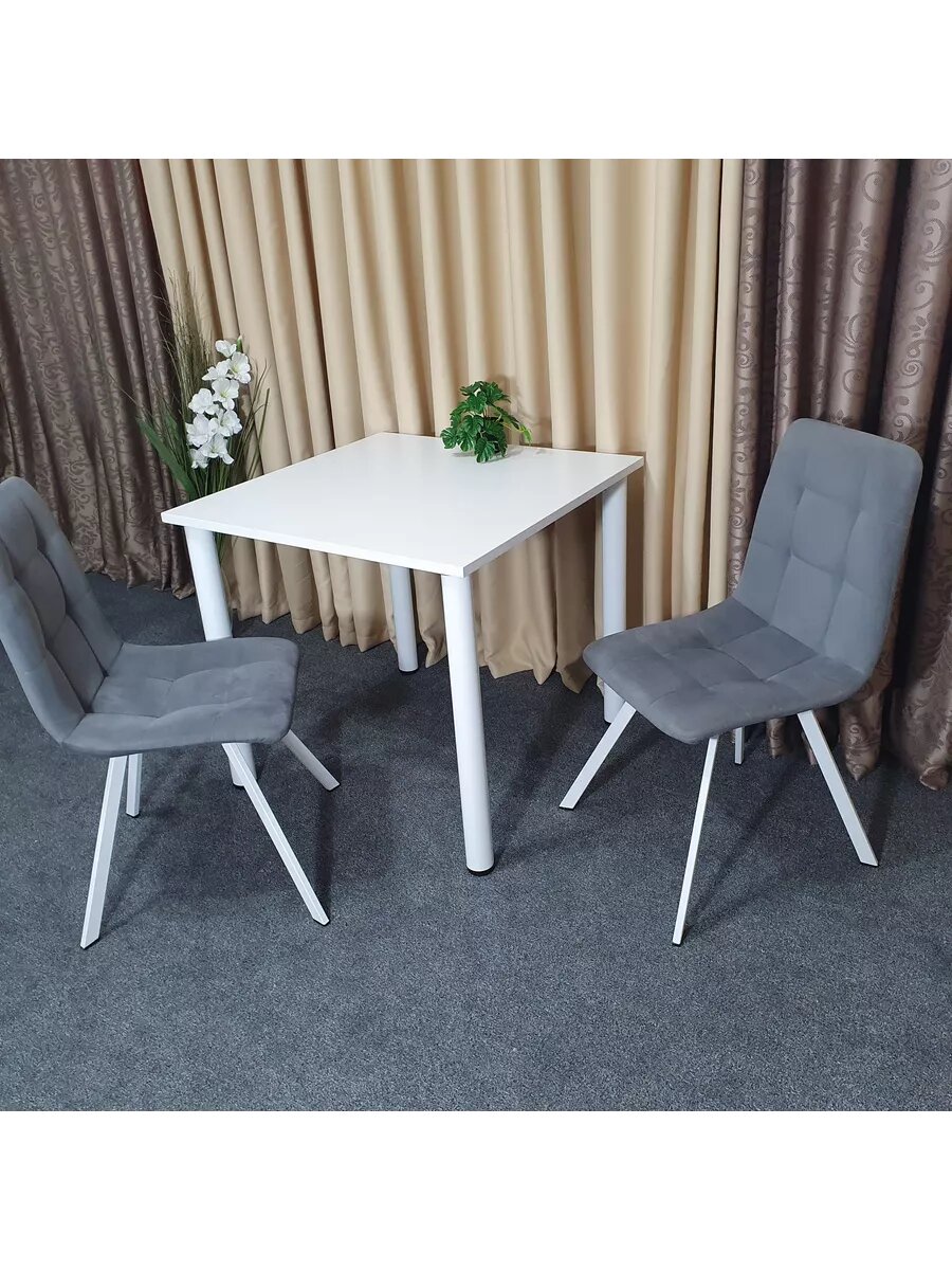 Стол кухонный 80*80 см. Столешница 22 мм — фото 1