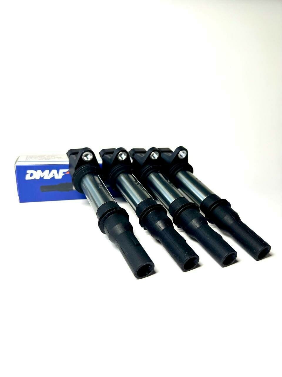 Комплект Катушек зажигания ВАЗ DMAF 4шт Веста, Калина, Приора, Гранта, 2110-2112 индивидуальная - 0221504473 4шт